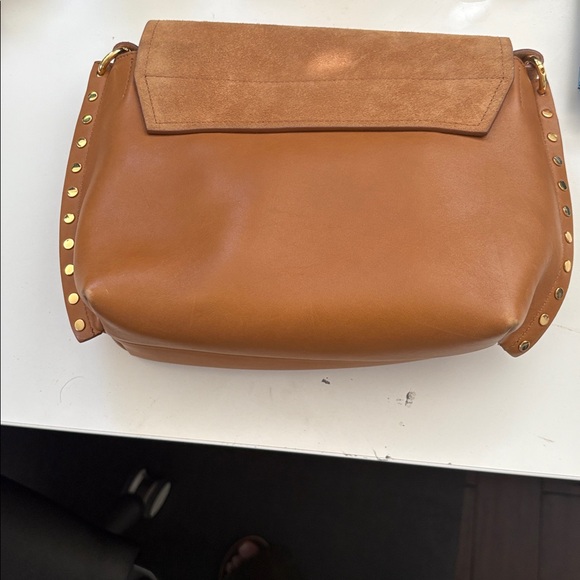Isabel Marant Asli Leather and Suede Crossbody Bag. - Picture 4 of 12